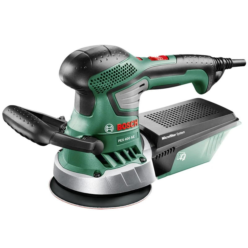 Bosch Home and Garden Exzenterschleifer incl. suitcase 370W PEX 400 AE 06033A4000 Ø 125mm - Image 1