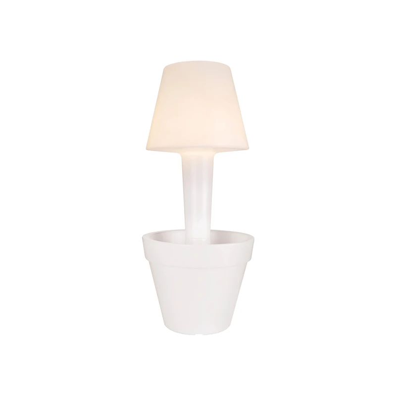 Elho Pure Twilight 50 - Flowerpot - Transparent - Indoor & Outdoor - Ø 50 x H 113.8 cm