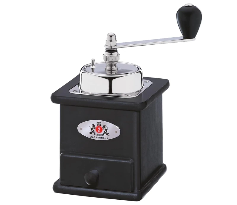 Zassenhaus Brasilia Black Coffee Mill/Grinder, Black Beech