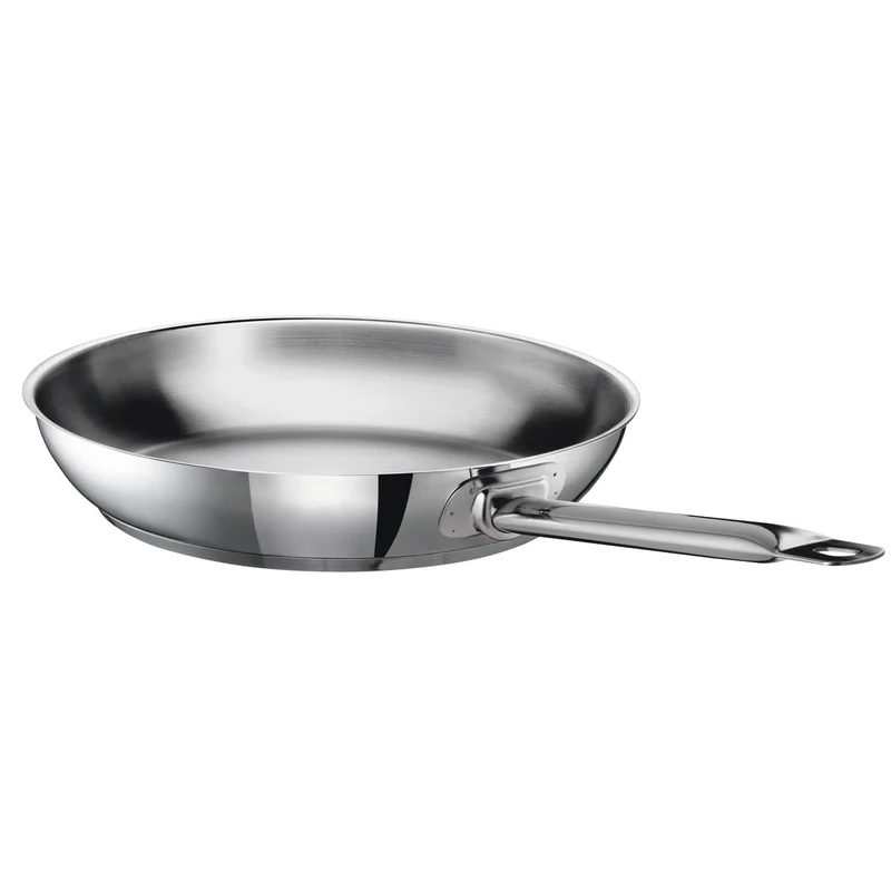 Gastrosus Industar Stainless Steel Frying Pan, Silver, 24 cm