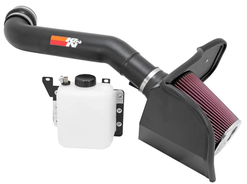 K&N Cold Air Intake Kit: High Performance, Increase Horsepower: Compatible with 2010-2014 Ford F150 SVT Raptor, 6.2L V8, 77-2579KTK