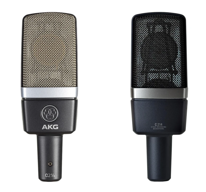 AKG Pro Audio C214 Professional Large-Diaphragm Condenser Microphone, Matched Pair
