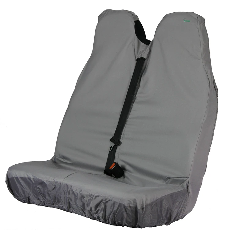 Town and Country Covers Van Stretch Double Passenger Front Seat Cover - Grey