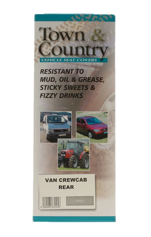 Town and Country Van Double Passenger Front Seat Cover - Grey