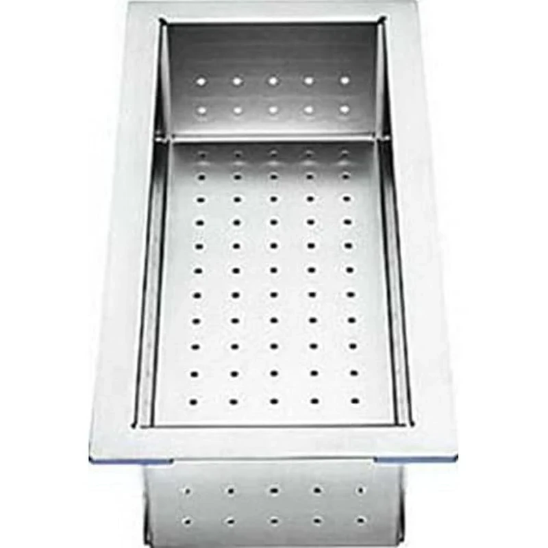 BLANCO Stainless Steel Waste Bowl | 420 x 200 mm | Perforated | [42x20x10 cm]