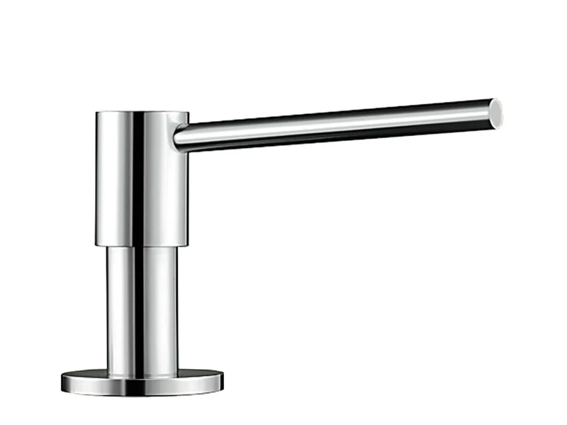 BLANCO PIONA soap Dispenser in Chrome | Suitable for All BLANCO Kitchen Mixer taps | Convenient top Filling | Washing-up Liquid/soap Dispenser | 35 mm Hole Required | Bottle Capacity 300 ml