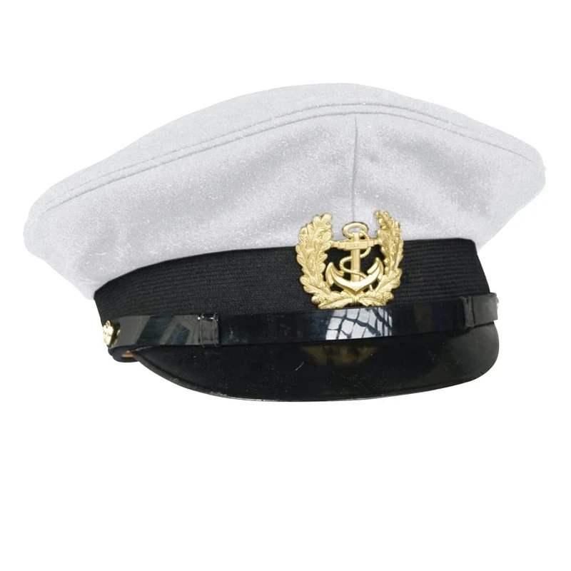 Mil-Tec Visor, White Navy, EU 61 - Image 1
