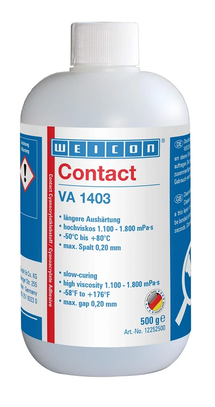 WEICON Contact VA 1403 Cyanoacrylate Adhesive - 500 g