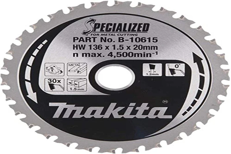 Makita B-33526 Specialized Blade for Cordless Saws 136x20x30T