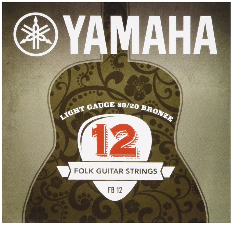 Yamaha FB 12 Western Guitar Strings 80/20 Bronze Super Light (1 Set)