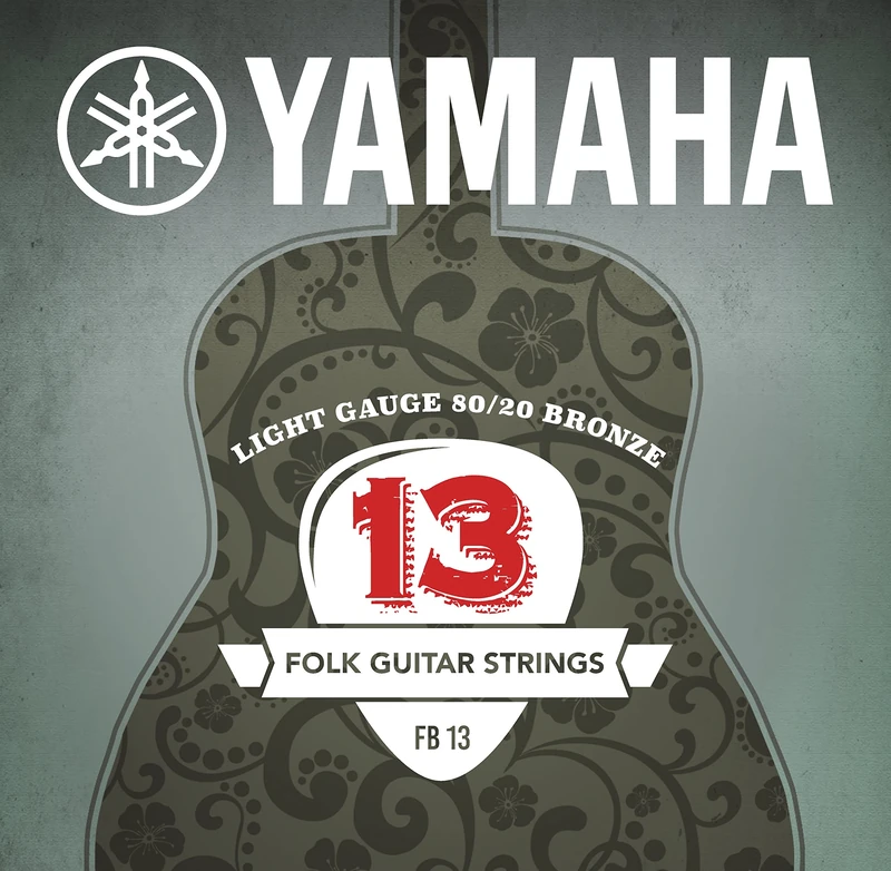 Yamaha FB 13 Western Guitar Strings 80/20 Bronze Medium (Set of 1)