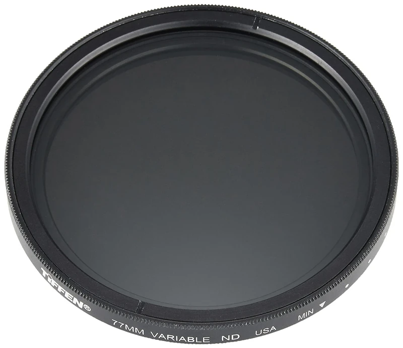 Tiffen 77VND 77mm Variable Neutral Density Camera Lens Filter-black