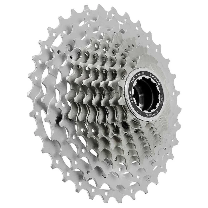 SHIMANO SLX HG81 10 Speed Cassette - Silver, 11-32 Teeth