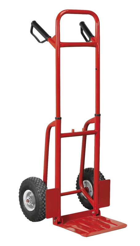 Sealey Cst801 Sack Truck With Pneumatic Tyres 200Kg Folding - Image 1