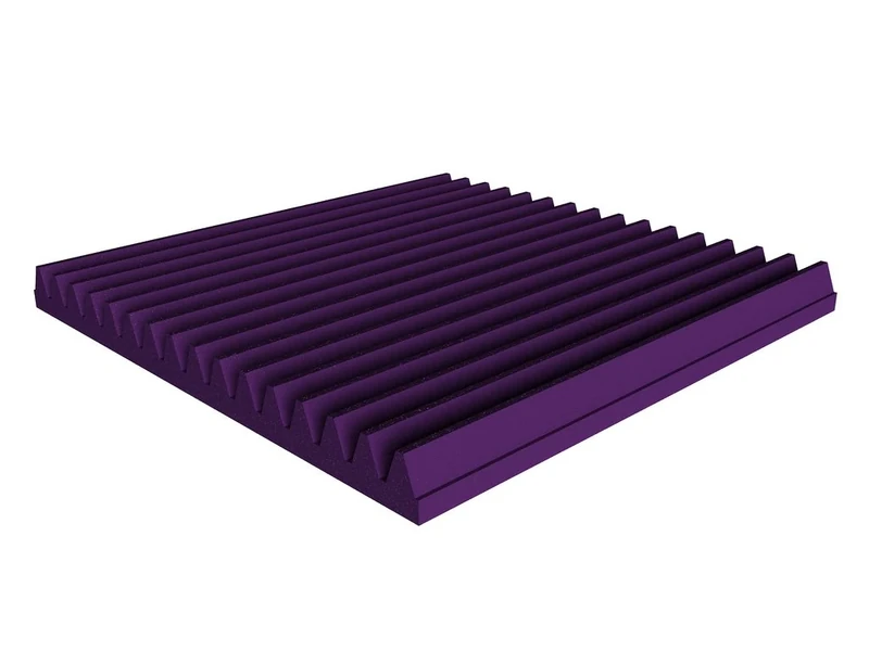 Mercury Wedge 600 X 600 X 50Mm - Purple - Pack Of 10 - Image 1