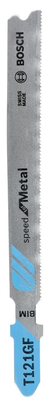 Bosch Professional 25x Jigsaw Blade T 121 GF Speed for Metal (for Steel sheets, Accessories Jigsaw)