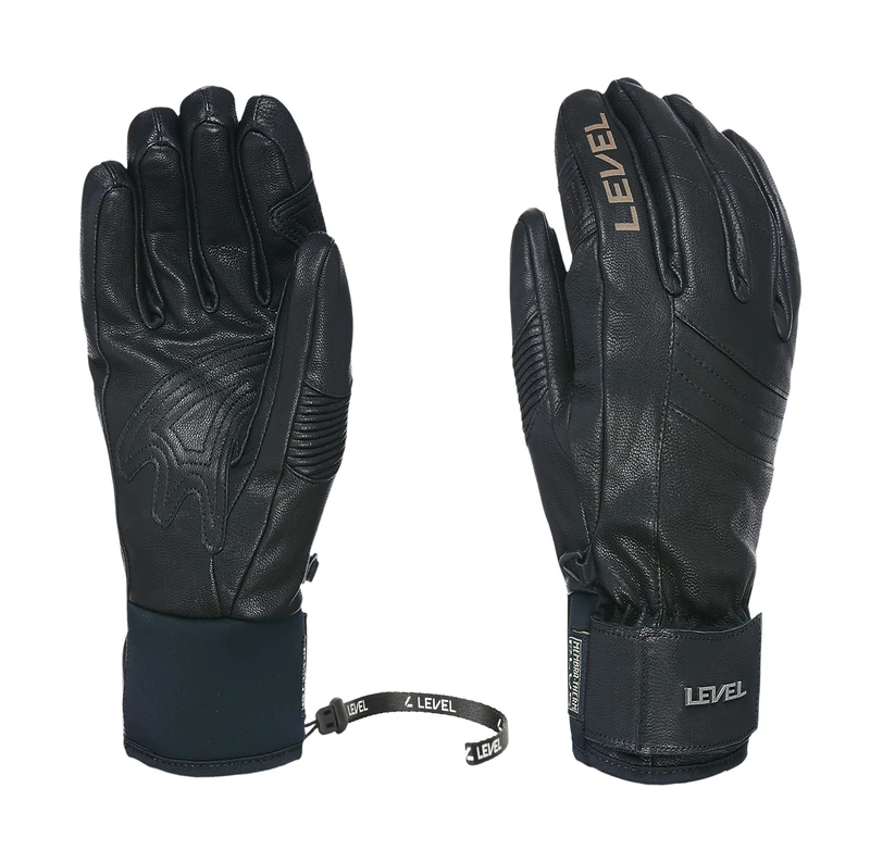 Level Rexford Men's Gloves, Mens, black - black