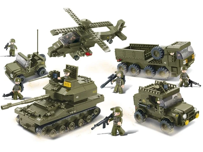 Sluban SlubanM38-B0311 Land Forces Building Bricks Set