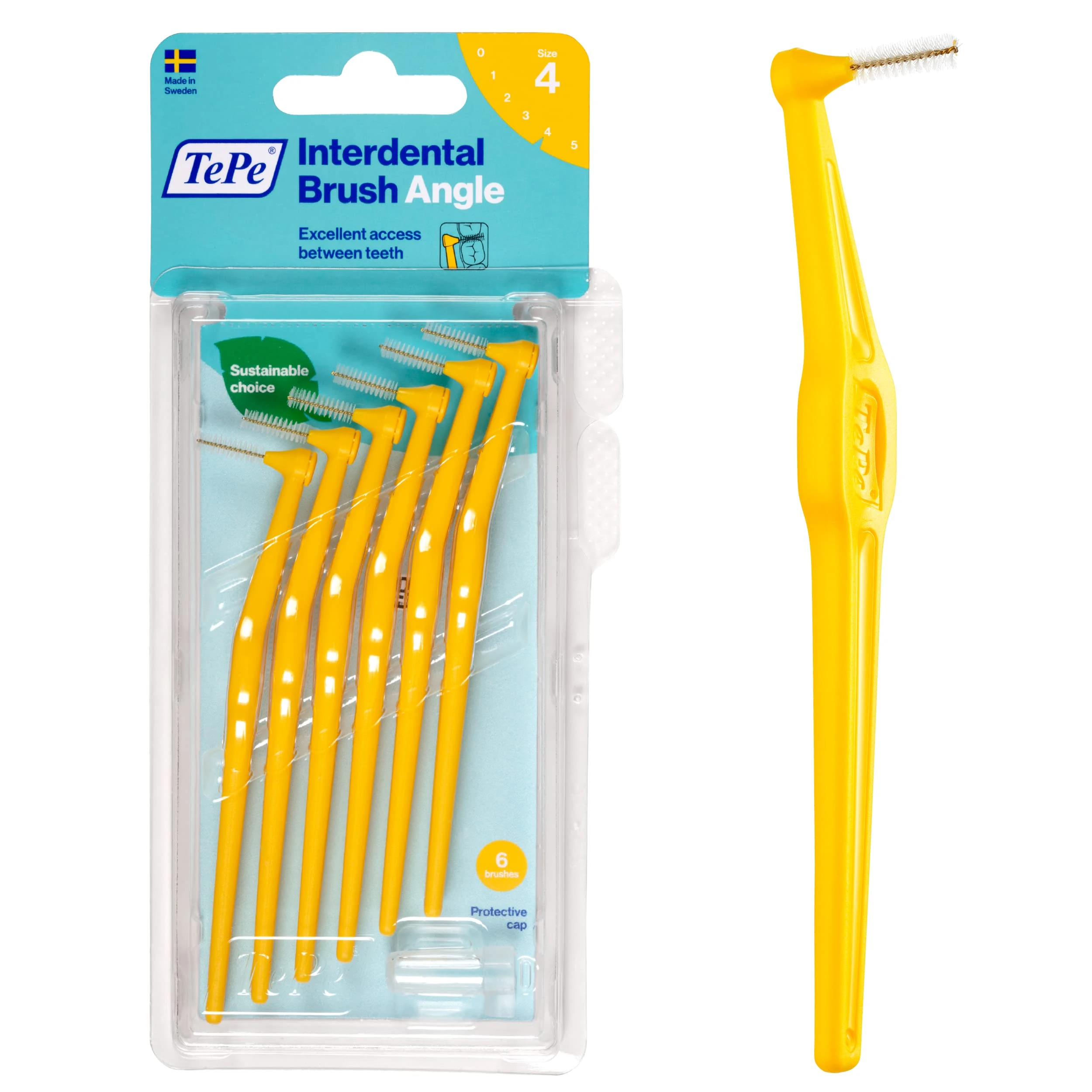 TEPE ANGLE YELLOW BLISTER, 6 pc