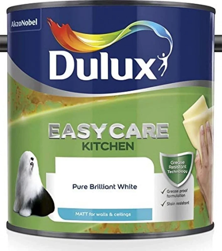 AKZO NOBEL (DIY DULUX), Pure Brilliant White, 2.5 L (Pack of 1)