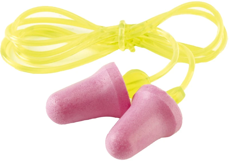3M No-Touch Earplugs, Corded, PN-01-004, 100 per Package