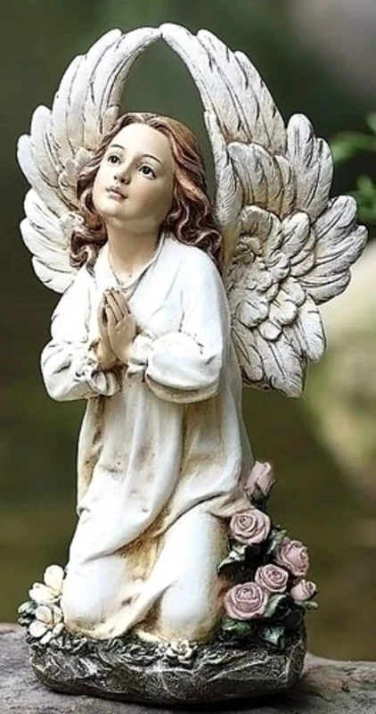 Joseph's Studio Kneeling Angel Garden Statue