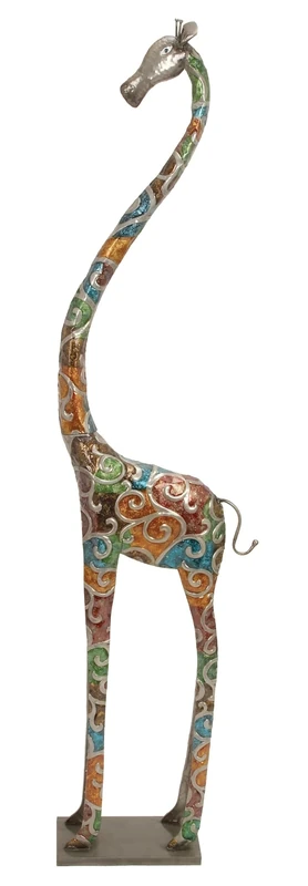 Deco 79 Metal Giraffe, 73 by 17-Inch