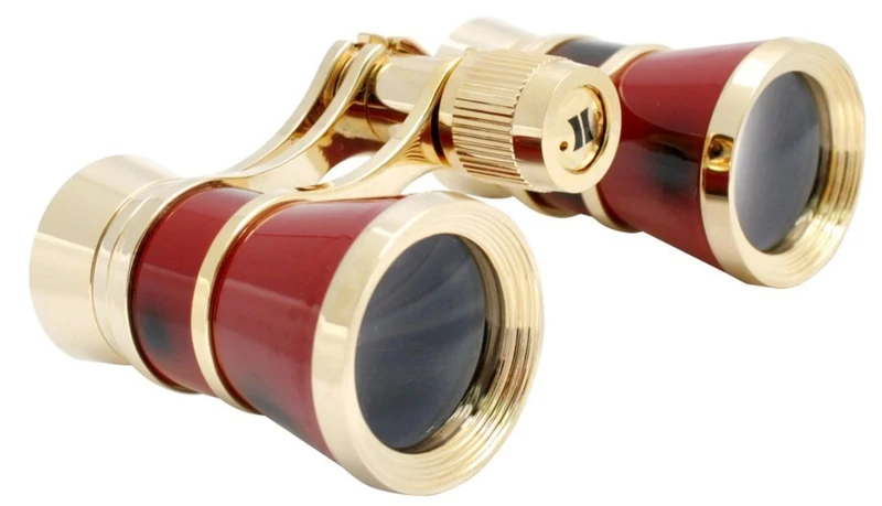 Eschenbach glamour red 3x25 opera binoculars for adults