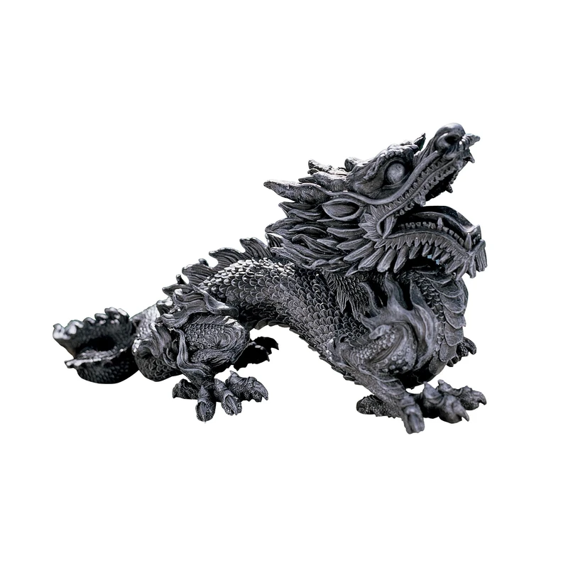 Design Toscano CL2840 Benevolent Asian Dragon Statue, Greystone