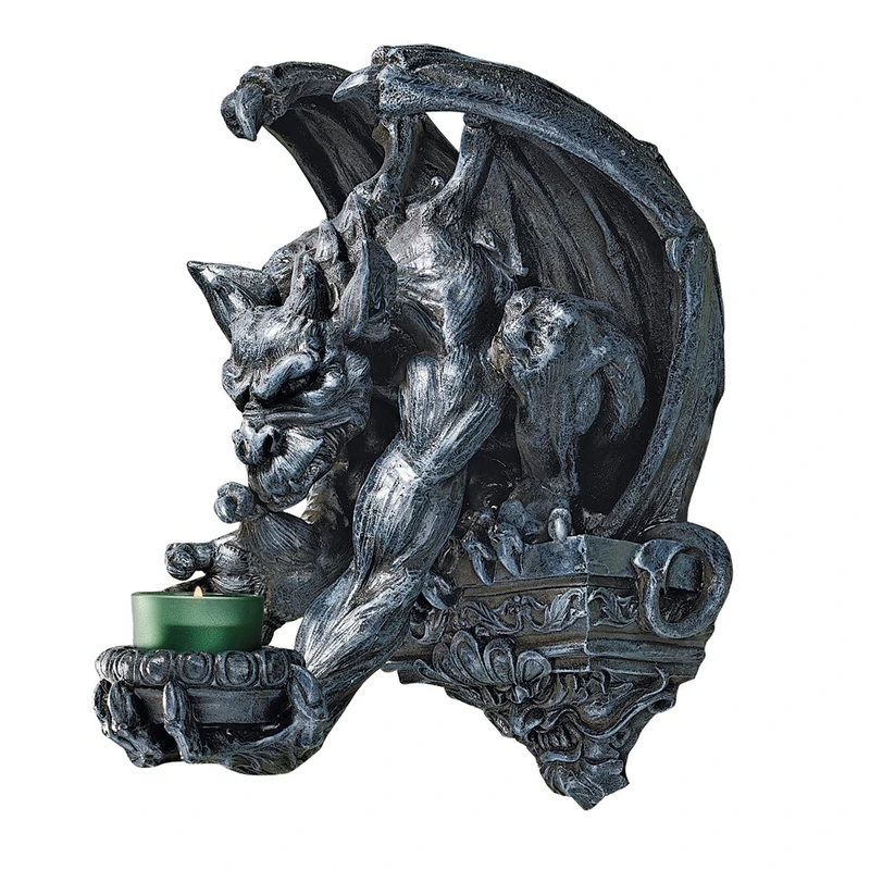 Design Toscano Whitechapel Manor Gargoyle Wall Sconce