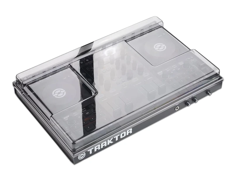 Decksaver Cover for Native Instruments Kontrol S4 - Super-Durable Polycarbonate Protective lid in Smoked Clear Colour, Made in The UK - The DJs' Choice for Unbeatable Protection