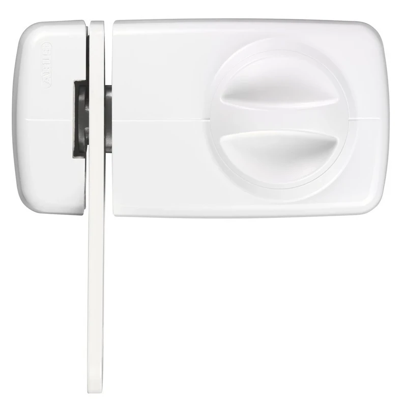 ABUS 533006 7030 W Additional Door Lock with Blocking Clip White