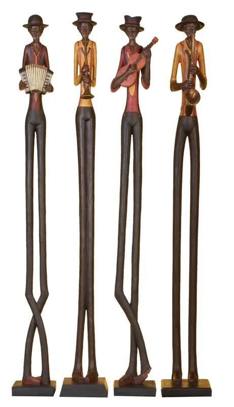 Deco 79 Sculpture, Resin, Brown, 5" W, 40" H