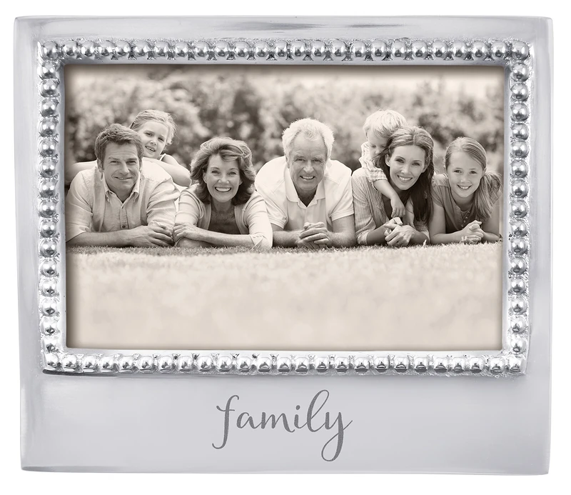 MARIPOSA Frame 3906FA Family, Aluminium, Silver, 4" x 6"
