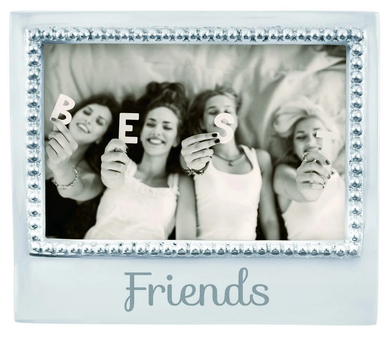 MARIPOSA Friends Frame, Silver, 4" x 6"