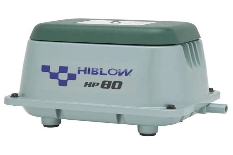 HiBlow HP-80 Air Pump 80 L/min at 1.3 m, Output 18 mm, 71 Watt