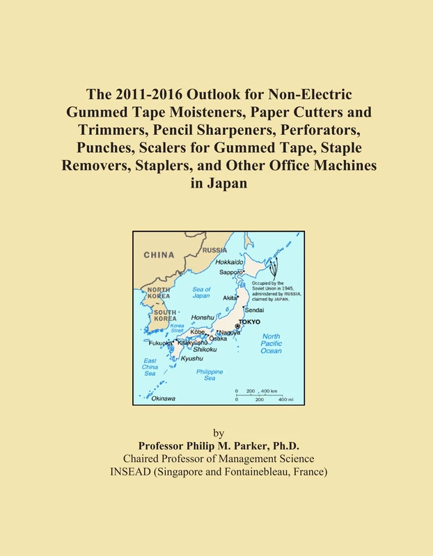 The 2011-2016 Outlook for Non-Electric Gummed Tape Moisteners, Paper Cutters and Trimmers, Pencil Sharpeners, Perforators, Punches, Scalers for Gummed ... Staplers, and Other Office Machines in Japan