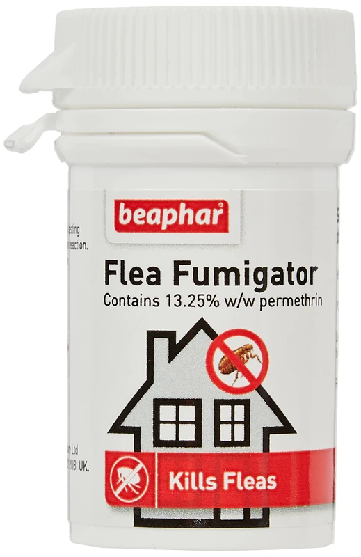 Beaphar | Household Flea Fumigator | Kills Fleas & Insects in the Home | Smoke-Action Home Treatment | Disperses A Powerful Cloud Of Smoke | Covers up to 30m2 - Image 1