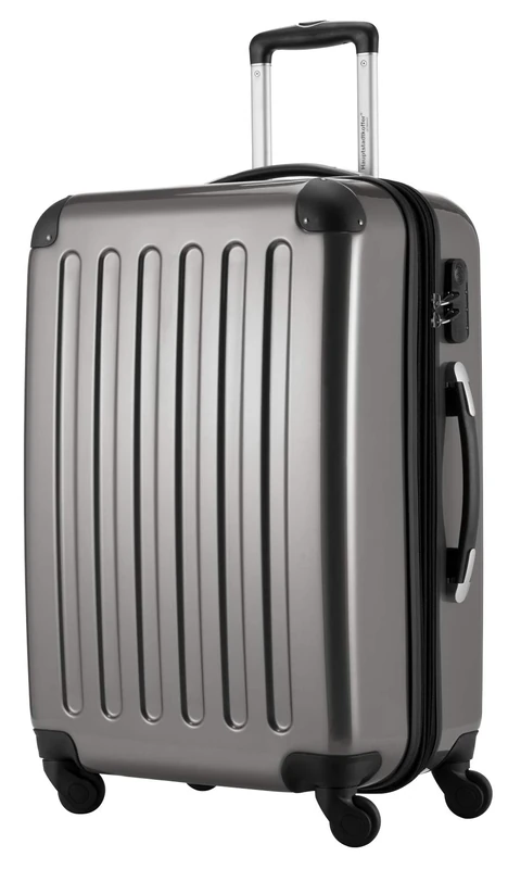 HAUPTSTADTKOFFER® · Hard-Side Suitcase Titan high Gloss · Dimension ca. 63 x 42 x 28 cm + 4 cm Volume Expansion · max. 87 Liter Filling Volume