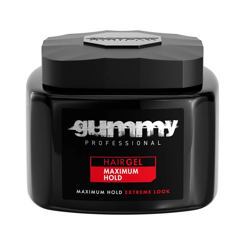 Gummy Maximum Hold Hair Gel 700ml - Strong Styling, Paraben-Free
