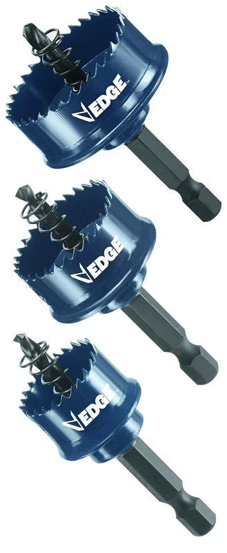 BOSCH HTWS 3-Piece Thin-wall Hole Saw Set, Blue