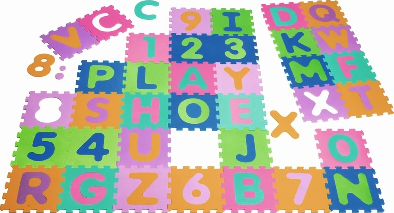 Playshoes Soft Alphabet and Number Jigsaw Puzzle with Play Mat