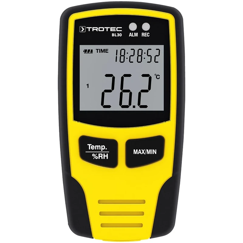 TROTEC BL30 Climate Data Logger / Measuring and Recording air temperature, relative humidity, mould and moisture damage/ up to 32,000 measuring values