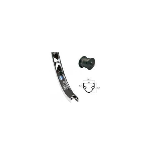 Bike-Parts V-RAD 75Nabend DH3N31 Ride Bike, Silver, Size