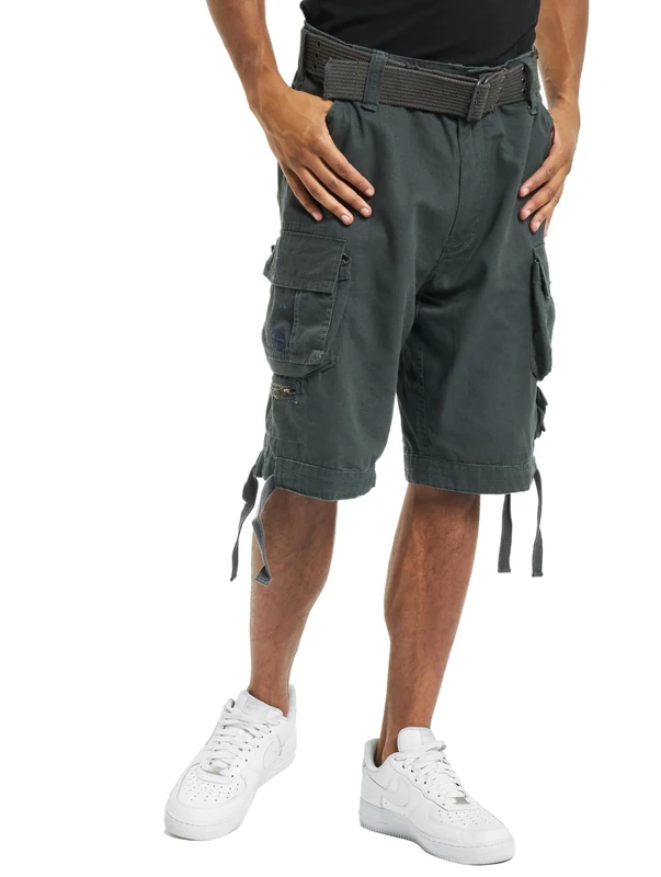 Herren Shorts Brandit - Gladiator Vintage Shorts Darkcamo - 2001/4, Grau, 4XL