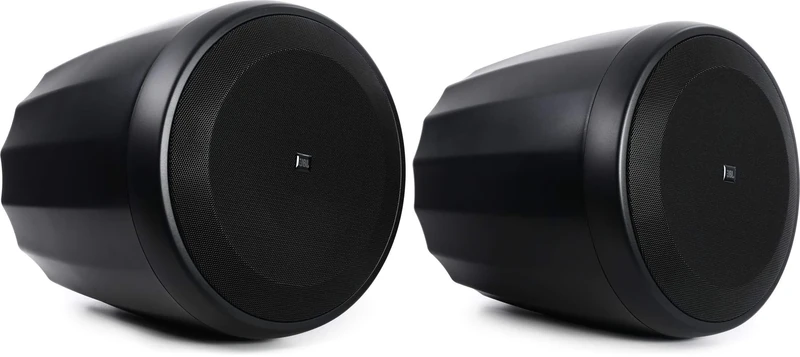 JBL Professional C67HC/T 6.5-Inch Narrow 75° Coverage High Ceiling Hanging Pendant Speaker, Black, Sold as Pair