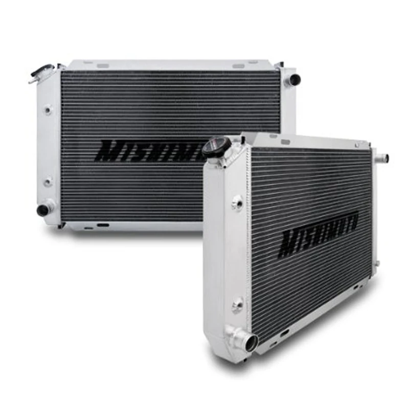 Mishimoto MMRAD-MUS-79A Performance Aluminium Radiator Compatible With Ford Mustang 1979-1993 Silver
