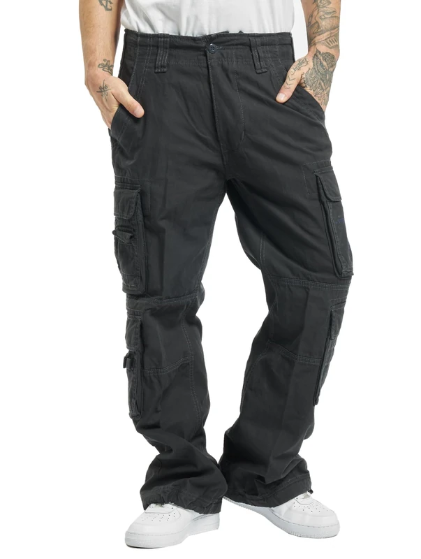 BRANDIT PURE VINTAGE TROUSER CARGOHOSE HOSE bis 7XL (Anthrazit)S