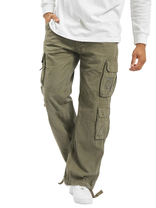 Brandit Pure Vintage Pants, Farbe: Olive, Größe: S - Image 1