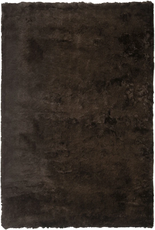 Safavieh Shaggy Indoor Woven Accent Area Rug, Paris Shag Collection, SG511, in Chocolate, 61 X 91 cm for Living Room, Bedroom or Any Indoor Space